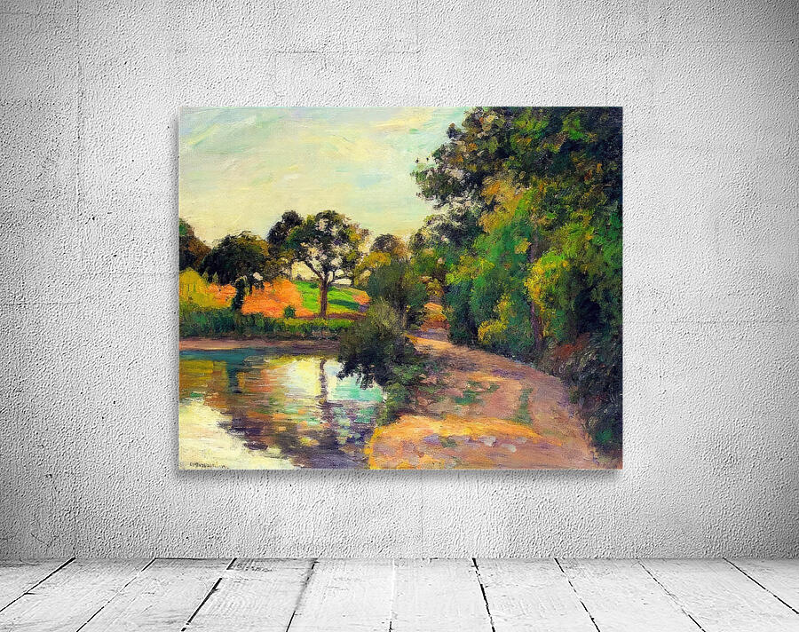 Bridge at Montfoucault 1874 Camille Pissarro. Wall Preview