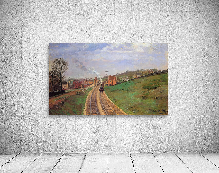 Lordship Lane Station Dulwich 1871 Camille Pissaro Wall Preview