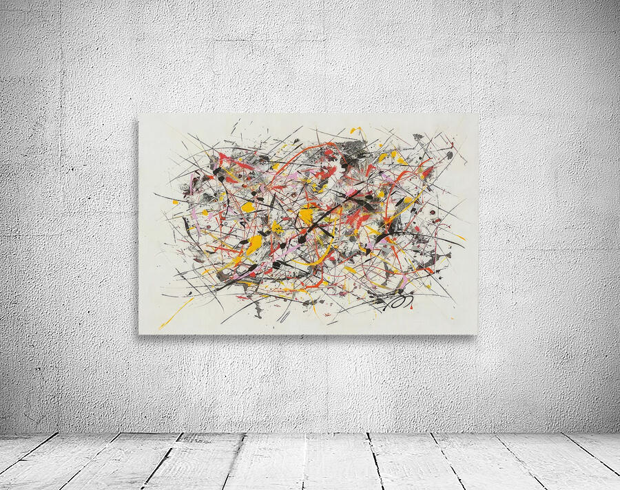 Jackson Pollock 3 Wall Preview