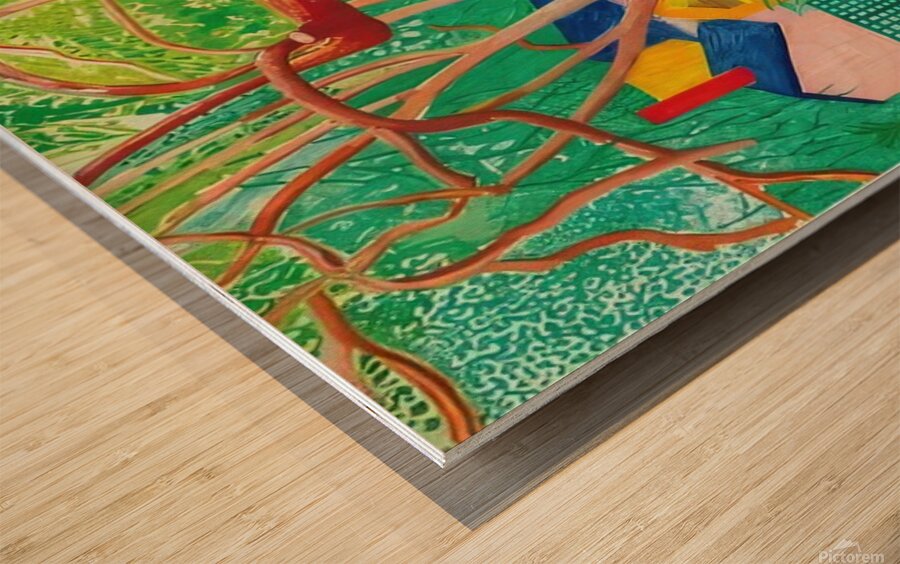 David Hockney  Wood print