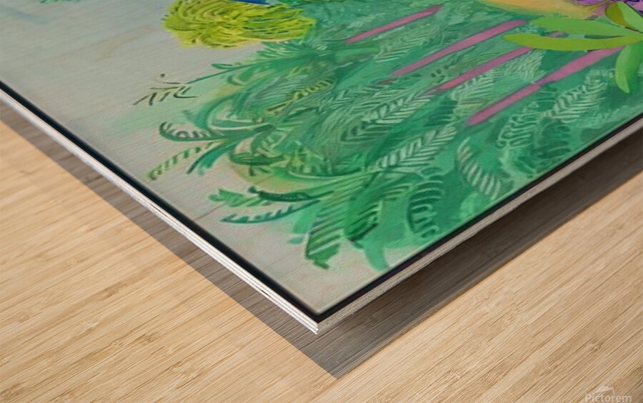 David Hockney 6 Wood print