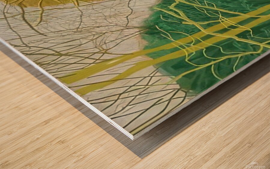 David Hockney 7 Wood print