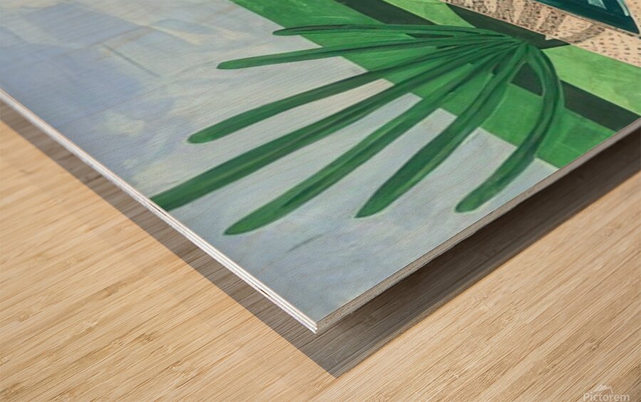 David Hockney 9 Wood print