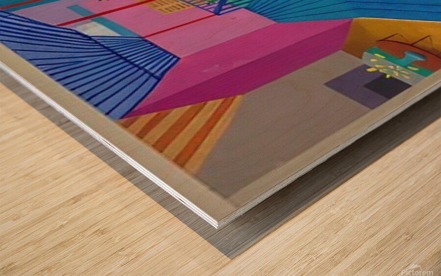 David Hockney 10 Wood print