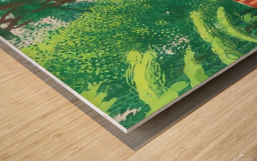 David Hockney  Wood print