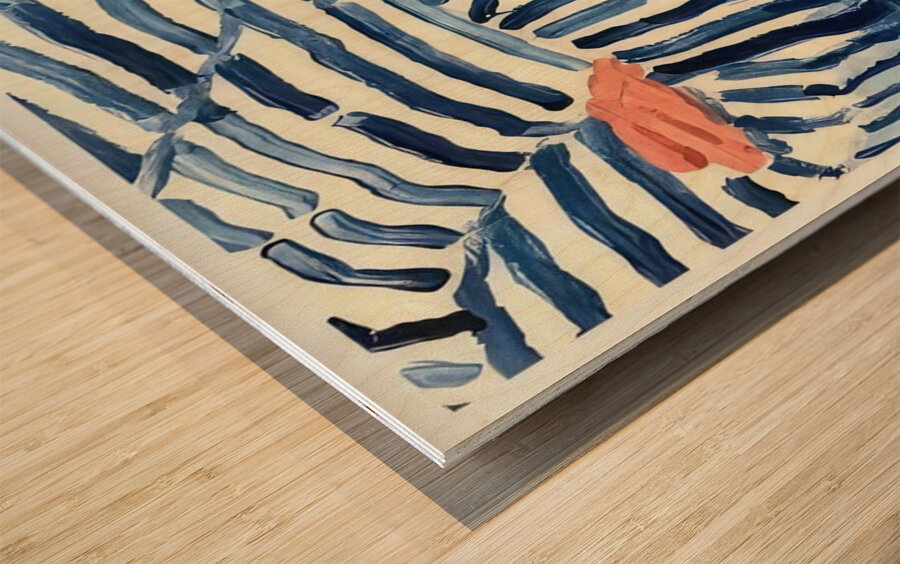 David Hockney 24 Wood print