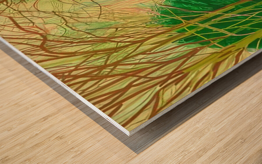 David Hockney 27 Impression sur bois