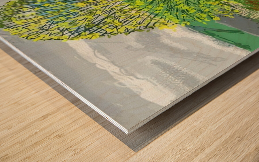 David Hockney 30 Wood print