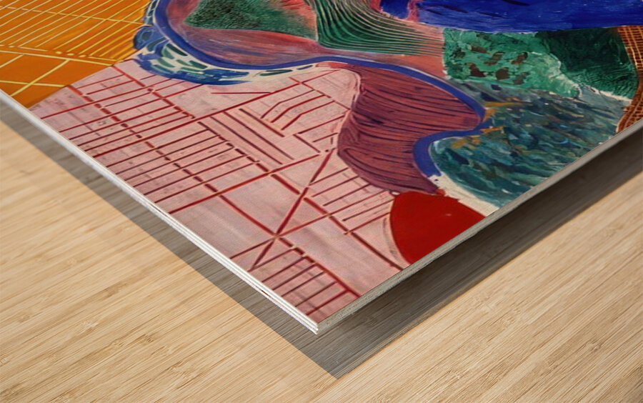 David Hockney  Wood print