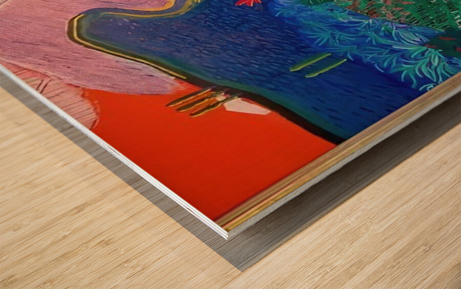 David Hockney  Wood print