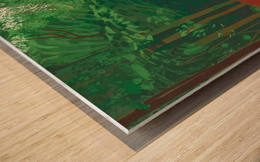 David Hockney  Wood print