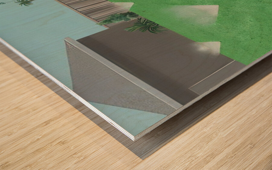 David Hockney  Wood print