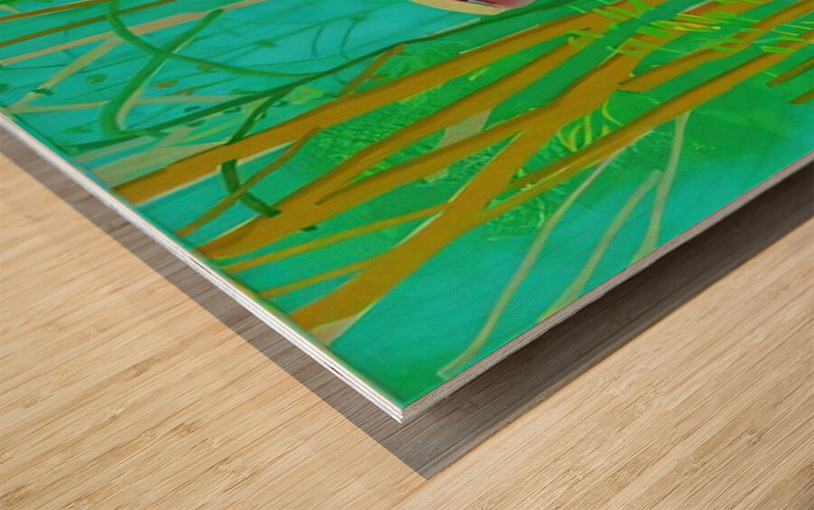 David Hockney  Wood print