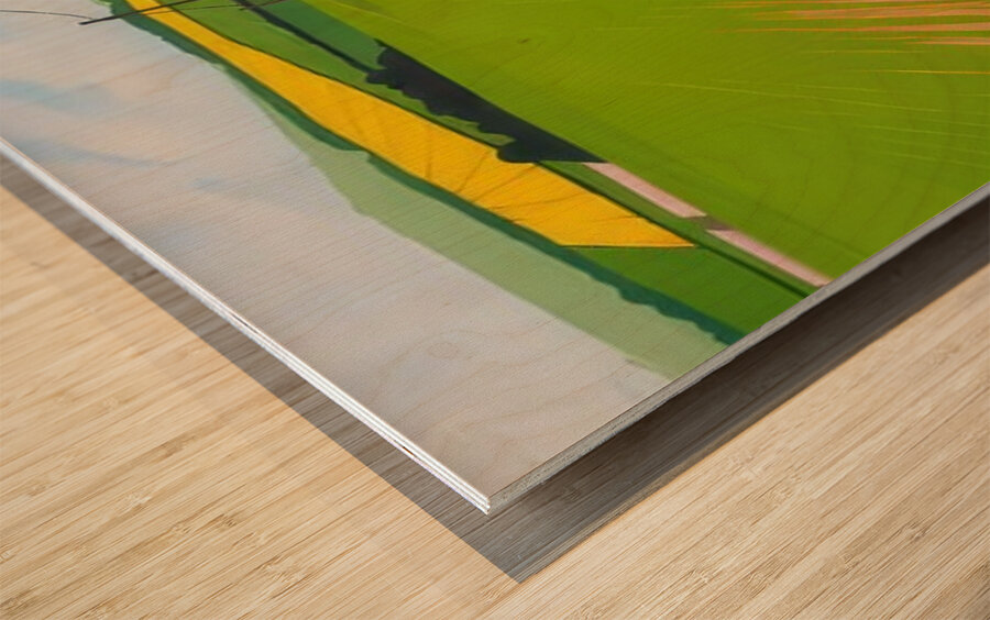 David Hockney  Wood print