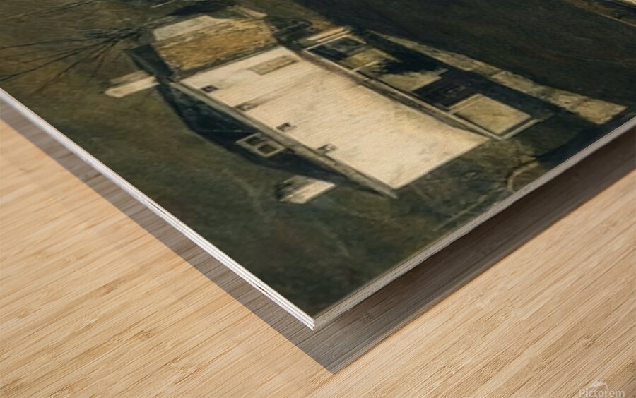 Brown Swiss   Contemporary Realism - Andrew Wyeth Wood print