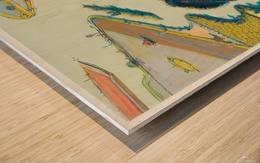 Wayne Thiebaud Wood print