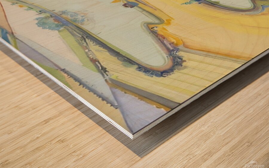 Wayne Thiebaud Wood print