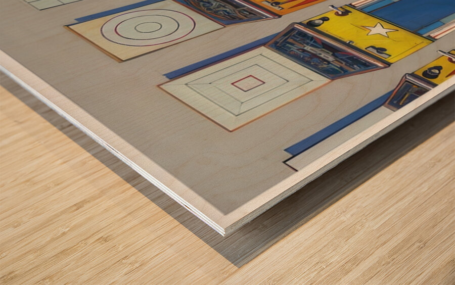 Wayne Thiebaud Wood print