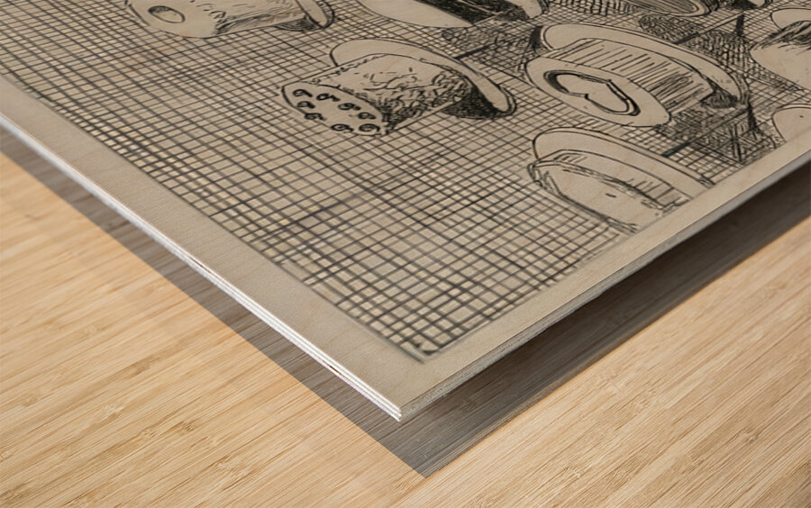 Wayne Thiebaud Wood print