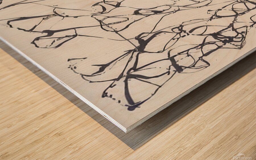 Art by Brice Marden   Wood print