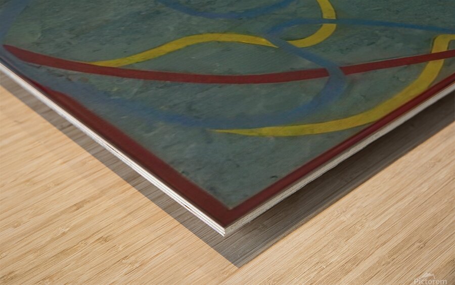 Art by Brice Marden   Wood print