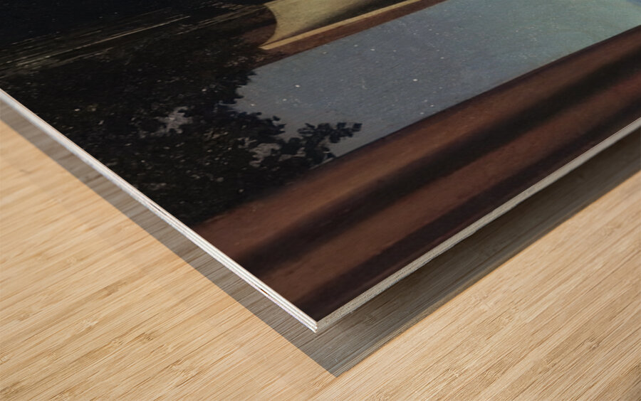 Rene Magritte  Wood print