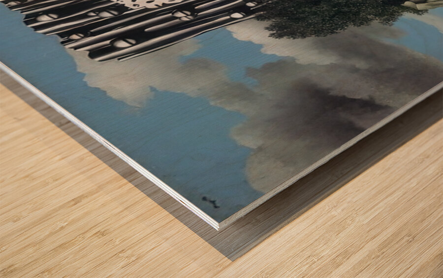 Rene Magritte Wood print