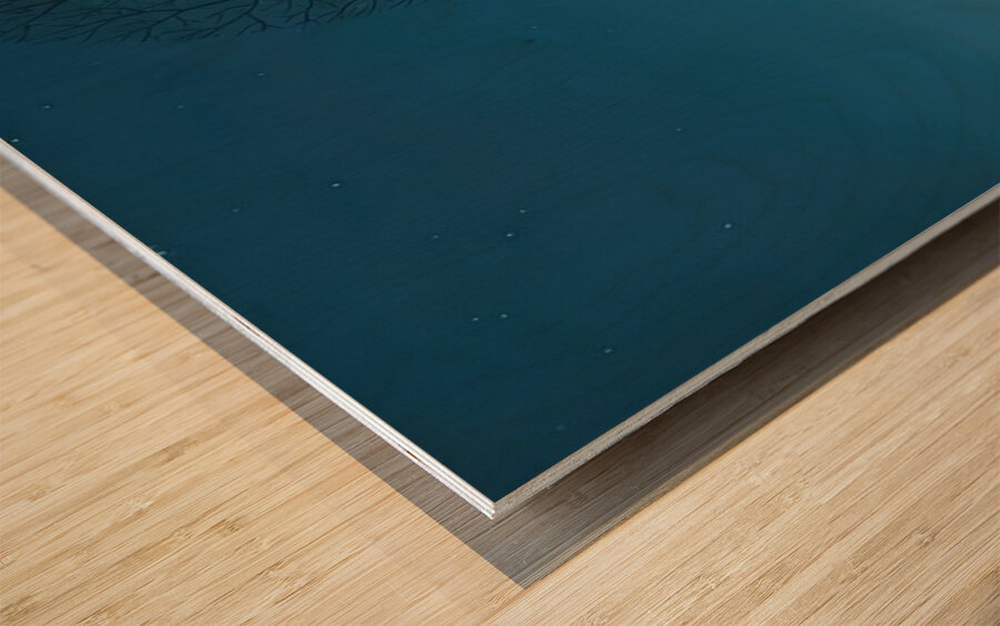 Rene Magritte Wood print