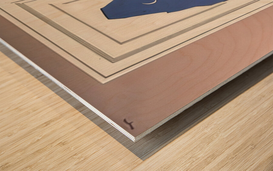 Rene Magritte Wood print