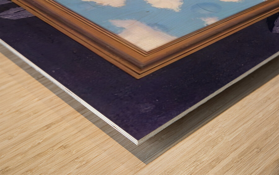 Rene Magritte Wood print