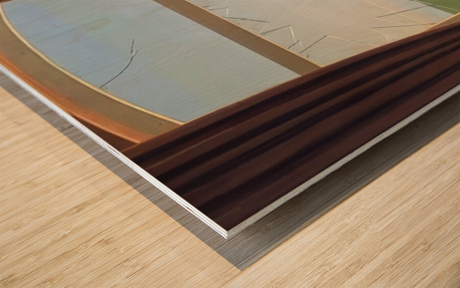 Rene Magritte artwork  Wood print