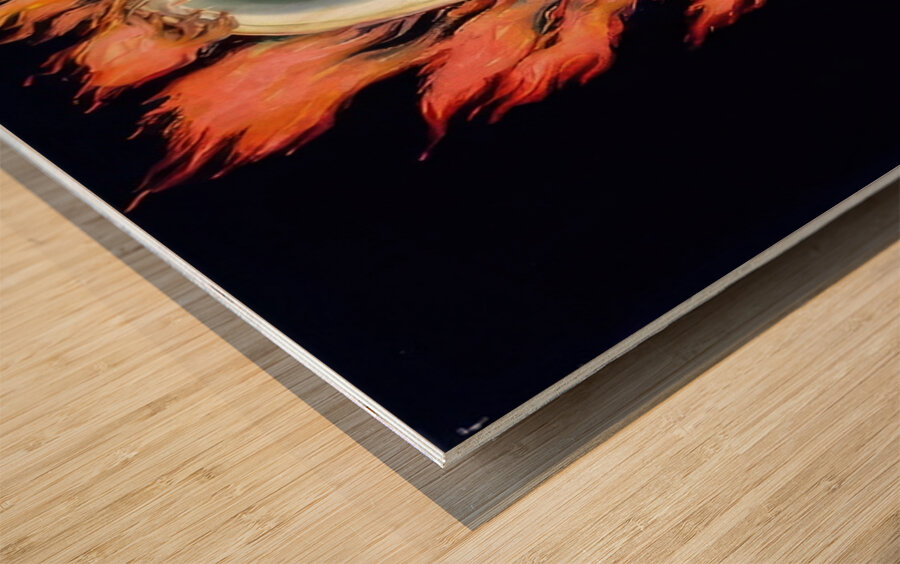 Rene Magritte Wood print