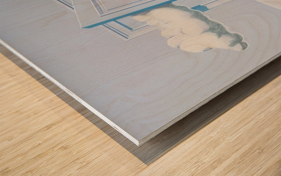 Rene Magritte Wood print