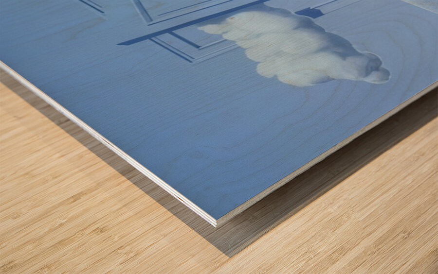 Rene Magritte Wood print