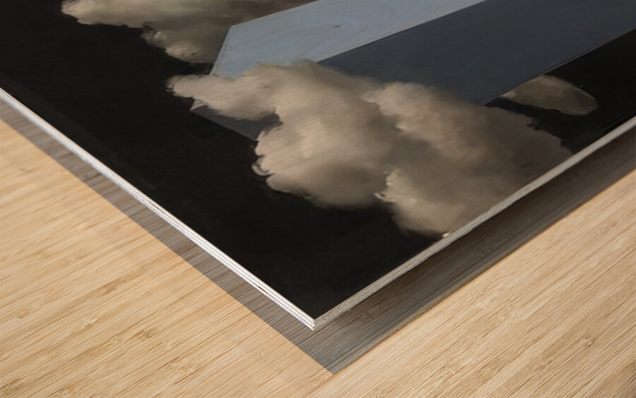 Rene Magritte Wood print