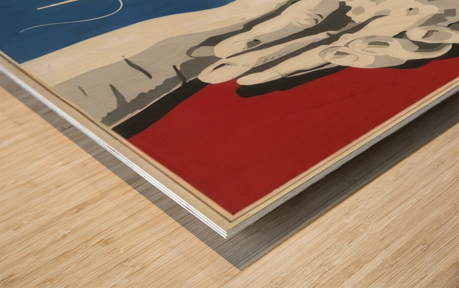 Rene Magritte Wood print