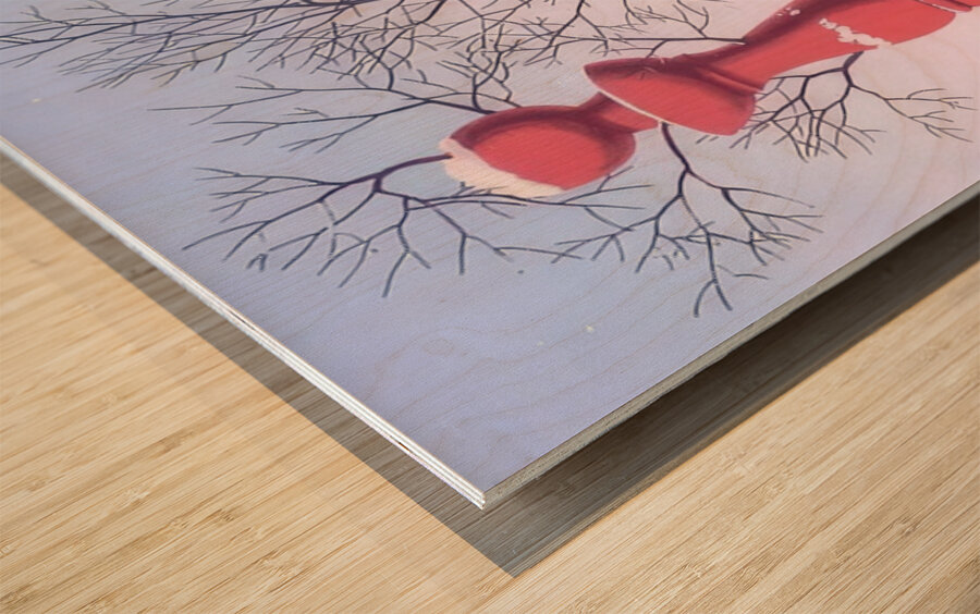 Rene Magritte Wood print