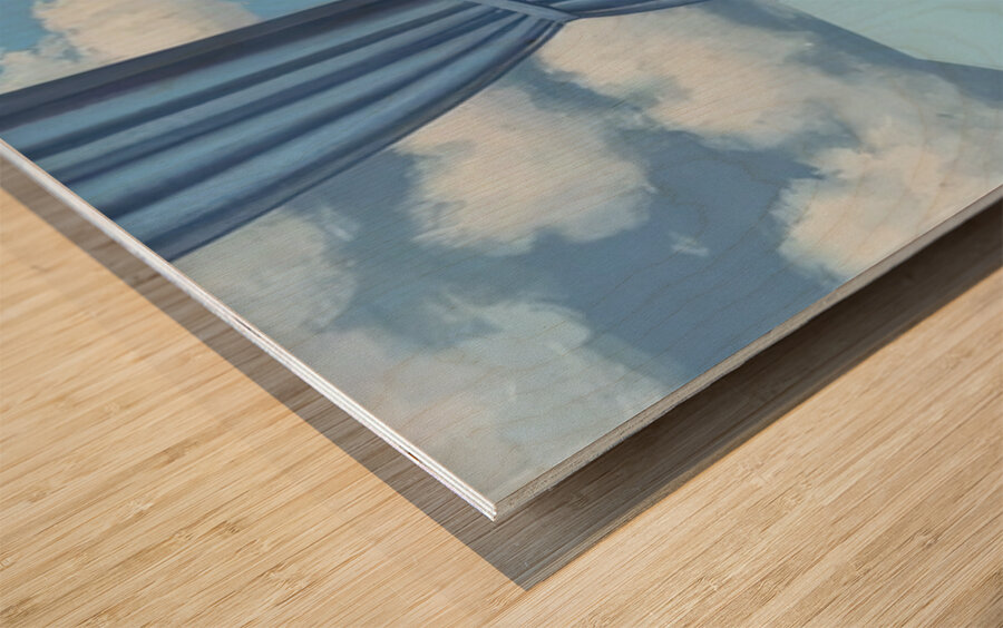 Rene Magritte Wood print