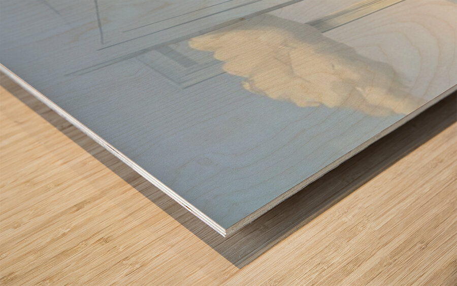 Rene Magritte Impression sur bois