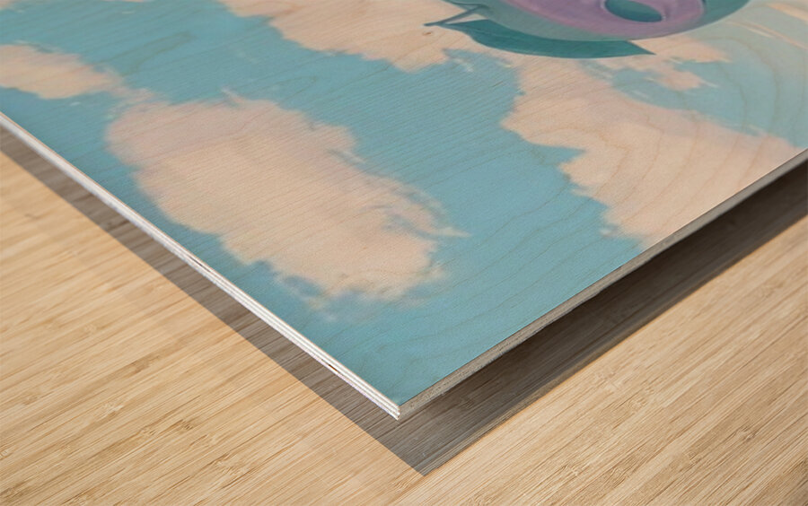 Rene Magritte Wood print