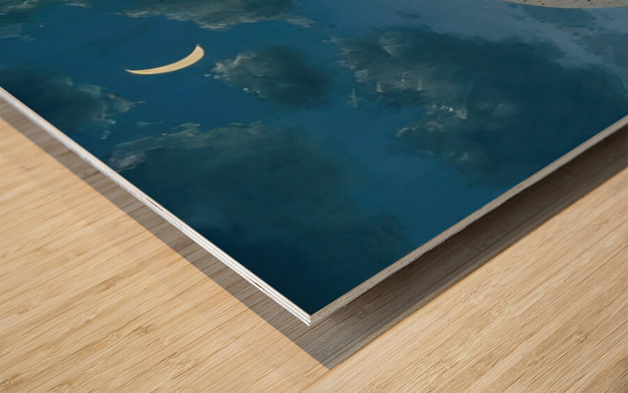 Rene Magritte Wood print