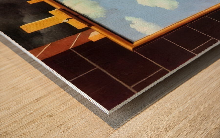 Rene Magritte Wood print