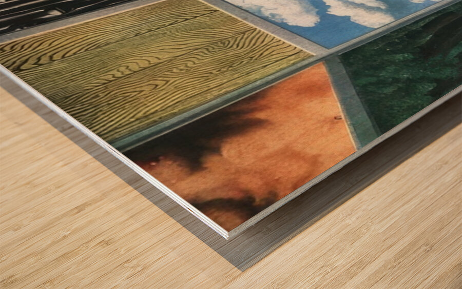 Rene Magritte Wood print