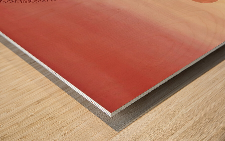 Rene Magritte Impression sur bois