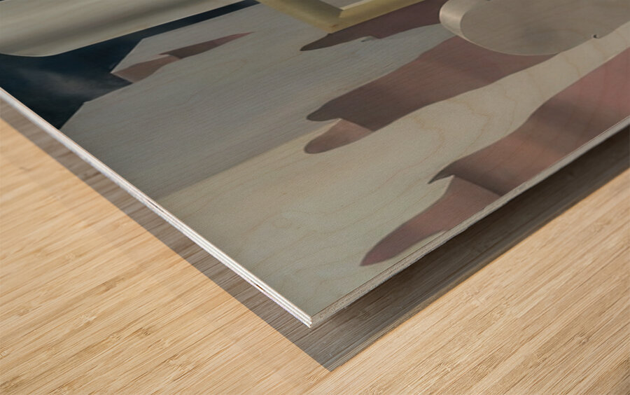 Rene Magritte Wood print