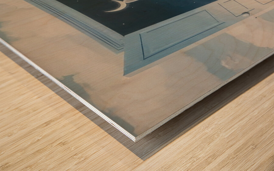 Rene Magritte Impression sur bois