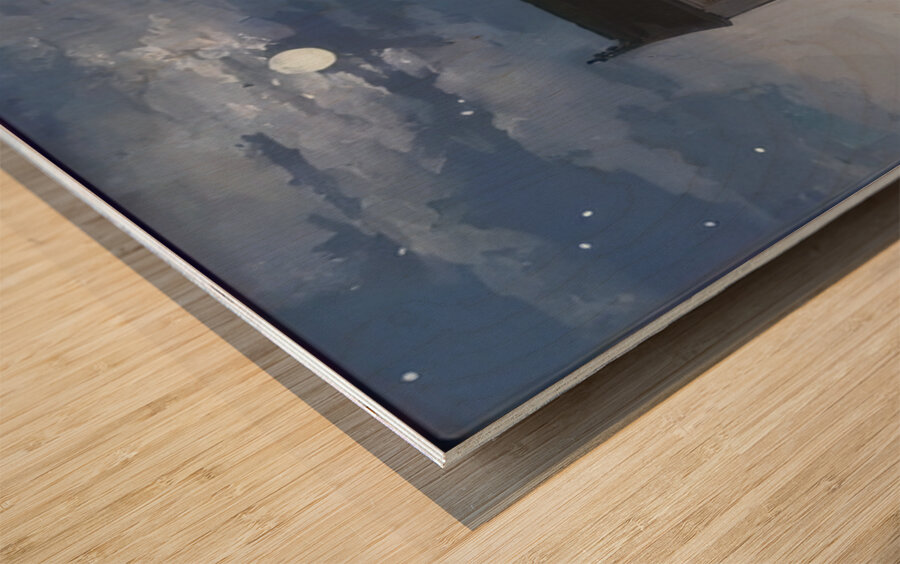 Rene Magritte Wood print