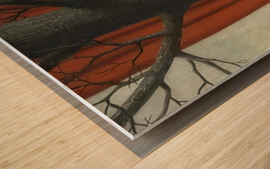 Rene Magritte Wood print