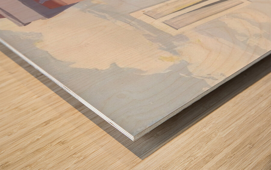 Rene Magritte Wood print