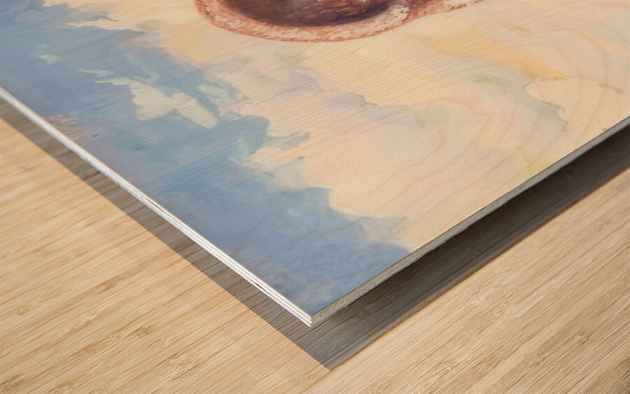 Rene Magritte Wood print